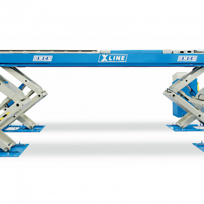 OMCN X-line – 5,5t – prevedenie na meranie geometrie s detektorom vôle náprav